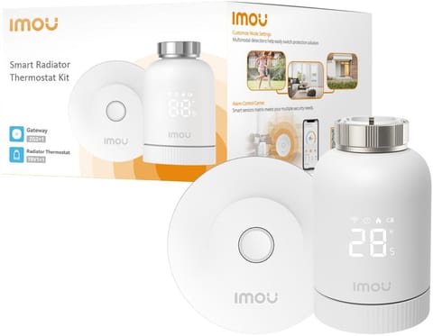 Zestaw Thermo Imou termostat i bramka KIT-TRV1-EU-2 w sklepie Wasserman.eu