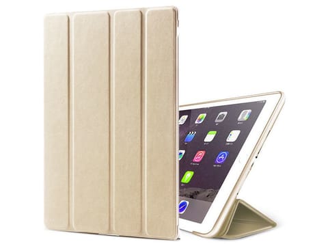 ⁨Etui Alogy Smart Case do Apple iPad 2 3 4 Złote⁩ w sklepie Wasserman.eu