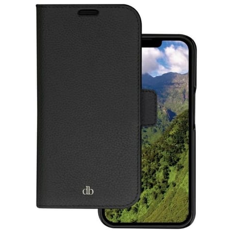 ⁨Etui dbramante 1928 New York 2w1 Wallet  do iPhone 14 czarny/black⁩ w sklepie Wasserman.eu