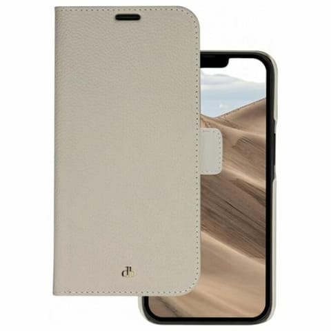 ⁨Etui dbramante 1928 New York 2w1 Wallet   do iPhone 14 Pro beżowy/sand dune⁩ w sklepie Wasserman.eu