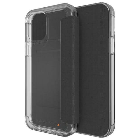 ⁨Etui Gear4 D3O Wembley Flip Wallet do    iPhone 12 / 12 Pro przezroczysty/clear⁩ w sklepie Wasserman.eu