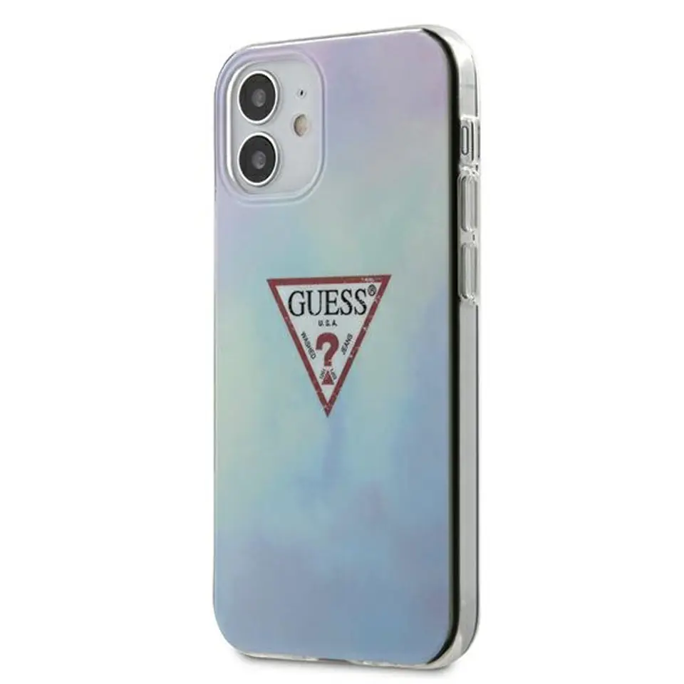 ⁨Guess GUHCP12SPCUMCGC02 iPhone 12 mini 5,4" niebieski/blue hardcase Tie & Die Collection⁩ w sklepie Wasserman.eu