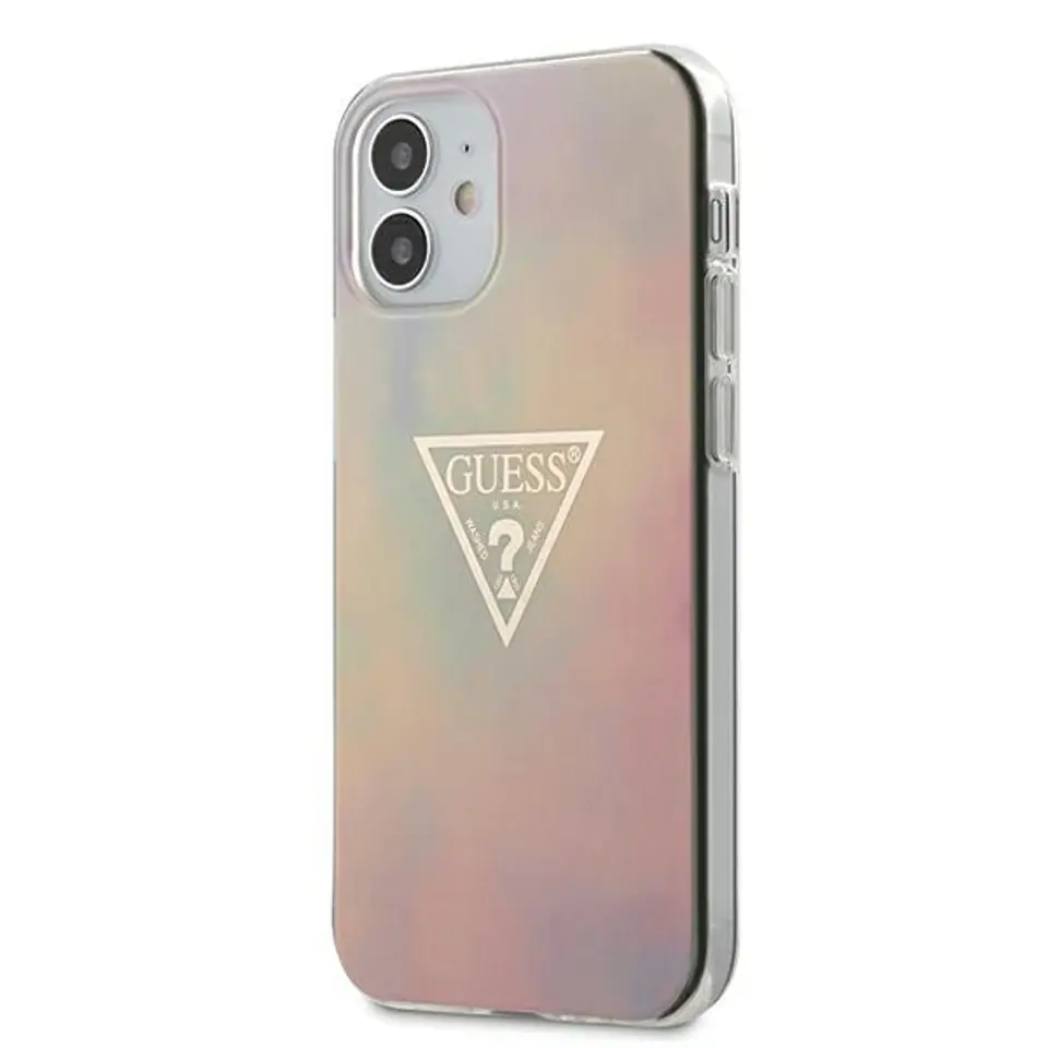 ⁨Guess GUHCP12SPCUMCGG01 iPhone 12 mini 5,4" różowy/pink hardcase Tie & Die Collection⁩ w sklepie Wasserman.eu