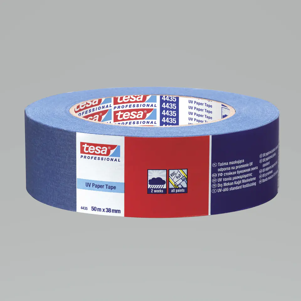 ⁨Painting tape 28d.ext.14d.zew. 50m:38mm blue⁩ at Wasserman.eu