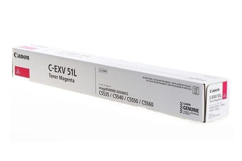 ⁨Canon oryginalny toner C-EXV51L M, 0486C002, magenta, 26000s, low capacity⁩ w sklepie Wasserman.eu