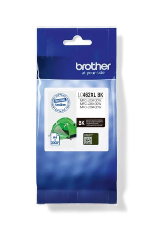 Brother Original Ink/Ink LC-462XLBK, black, 3000s, Brother MFC J2340DW, MFC J3540DW, MFC J3940DW at Wasserman.eu