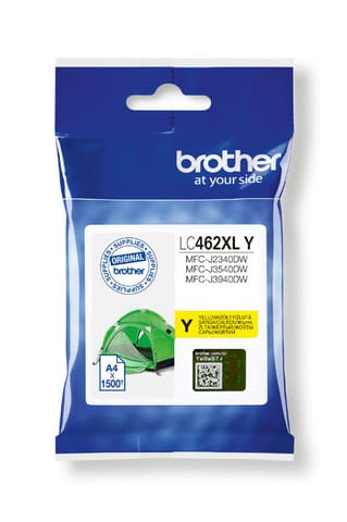 ⁨Brother Original Ink/Ink LC-462XLY, yellow, 1500s, Brother MFC J2340DW, MFC J3540DW, MFC J3940DW⁩ at Wasserman.eu