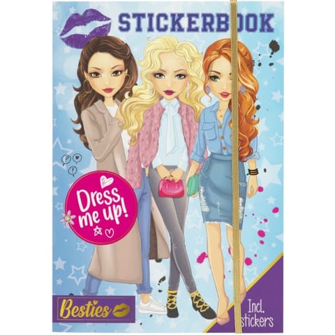 ⁨Książka z naklejkami Moda 140001 BESTIES⁩ w sklepie Wasserman.eu
