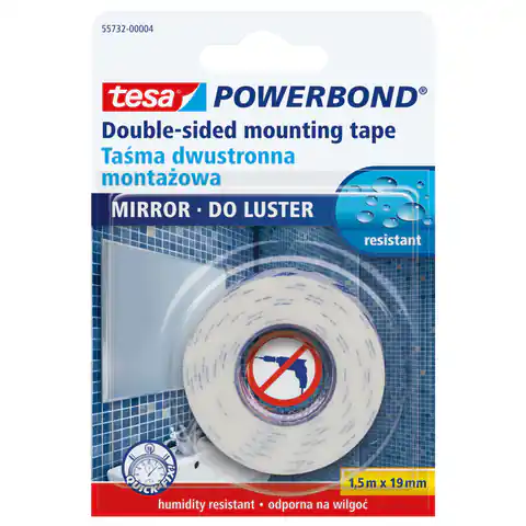 ⁨Powerbond mounting tape width 19mm length 1,5m for mirrors⁩ at Wasserman.eu