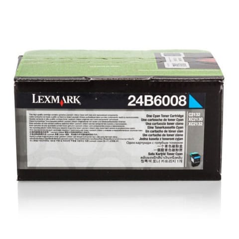 ⁨Lexmark 24B6008 toner cartridge 1 pc(s) Original Cyan⁩ at Wasserman.eu