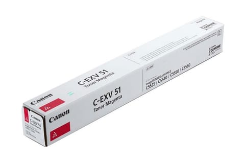 ⁨Oryginalny Toner Magenta Canon ADV iR-C5535, iR-C5540, iR-C5550, iR-C5560 (C-EXV51M, CEXV51M, 0483C002)⁩ w sklepie Wasserman.eu
