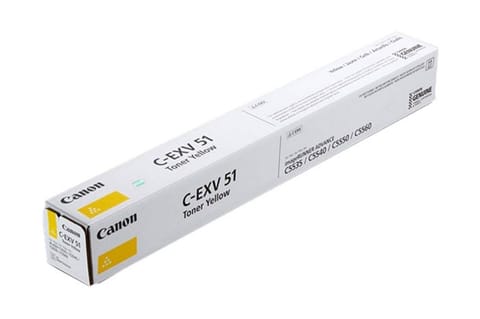 ⁨Oryginalny Toner Yellow Canon ADV iR-C5535, iR-C5540, iR-C5550, iR-C5560 (C-EXV51Y, CEXV51Y, 0484C002)⁩ w sklepie Wasserman.eu