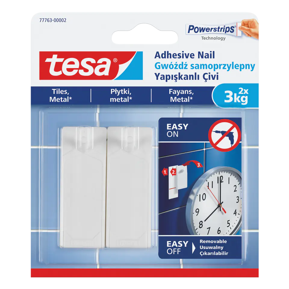 ⁨Self-adhesive nails 2pcs up to 3kg for tiles (+3pl.)⁩ at Wasserman.eu