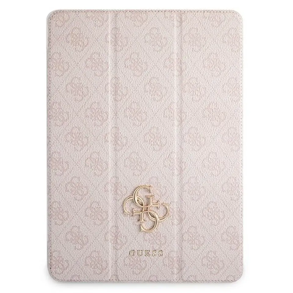 ⁨Guess GUIC11G4GFPI iPad 11" 2021 Book Cover różowy/pink 4G Collection⁩ w sklepie Wasserman.eu