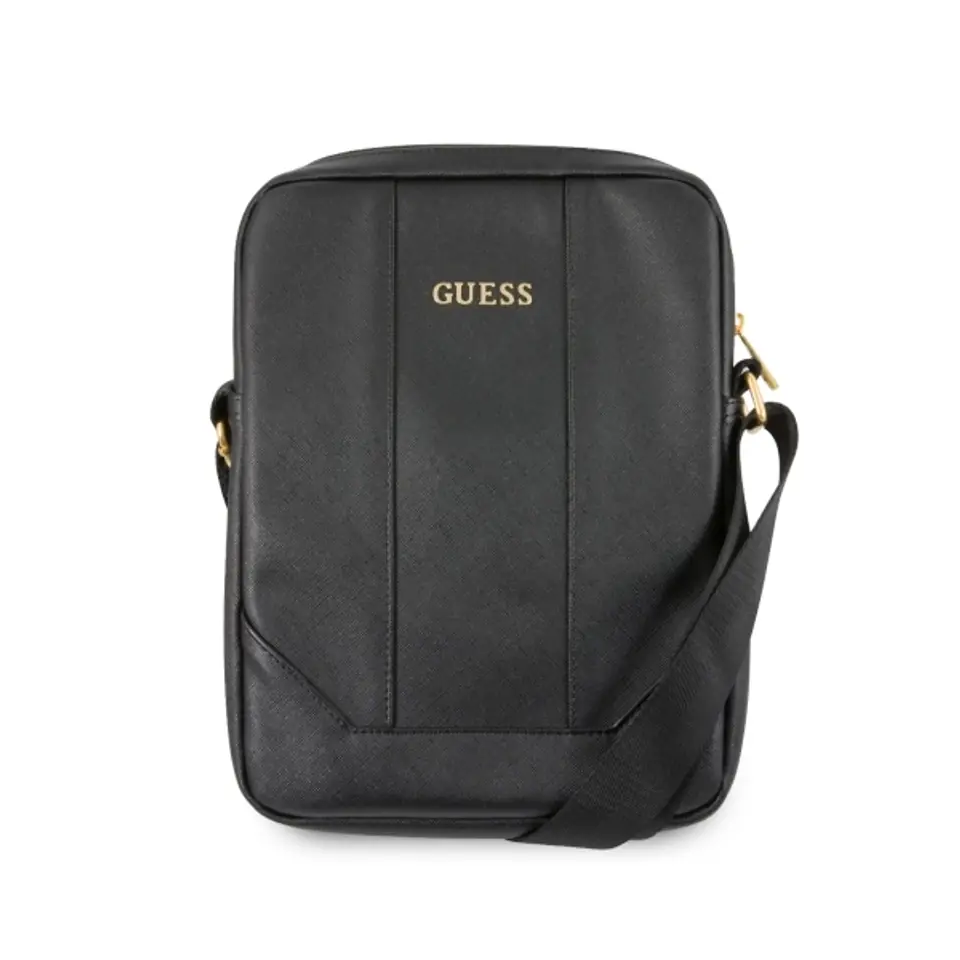 ⁨Guess GUTB10TBK 10" black/black Saffiano Tablet Bag⁩ at Wasserman.eu