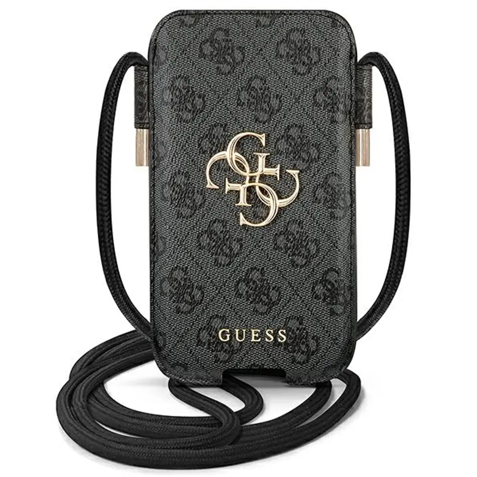 ⁨Guess Torebka GUPHL4GMGGR 6,7" szary/grey hardcase 4G Big Metal Logo⁩ w sklepie Wasserman.eu