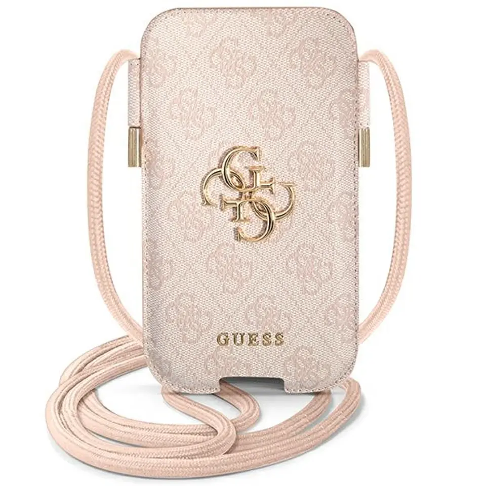 ⁨Guess Torebka GUPHL4GMGPI 6,7" różowy/pink hardcase 4G Big Metal Logo⁩ w sklepie Wasserman.eu