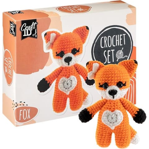 ⁨Zestaw do szydełkowania LISEK 13x8,5x17cm CR1700/GE GRAFIX⁩ w sklepie Wasserman.eu