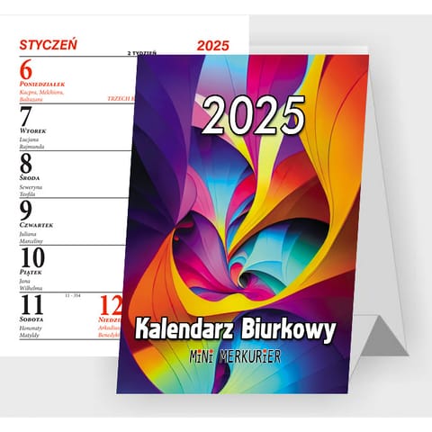 ⁨Kalendarz biurowy MINI MERKURIER B9 BESKIDY⁩ w sklepie Wasserman.eu