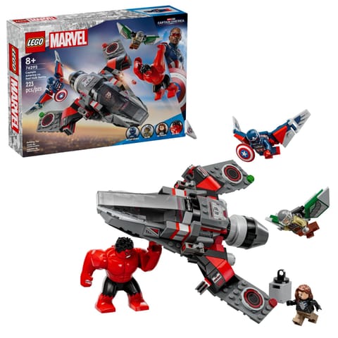 ⁨LEGO Marvel Super Heroes Kapitan Ameryka kontra Czerwony Hulk bitwa 76292⁩ w sklepie Wasserman.eu