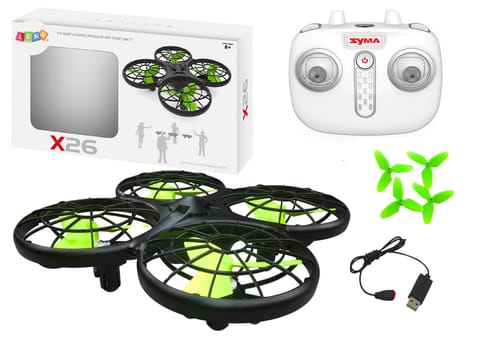 ⁨Zdalnie Sterowany Dron X26 SYMA Czarny⁩ w sklepie Wasserman.eu