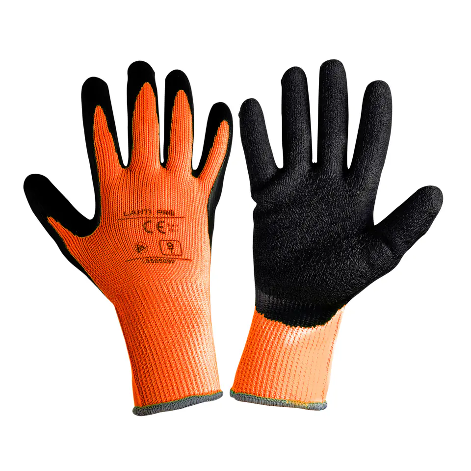 ⁨Warming gloves. Pom. poly. L250809P, card, "9", CE, Lahti⁩ at Wasserman.eu