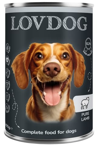 ⁨Lovdog Pure Lamb puszka 400g⁩ w sklepie Wasserman.eu