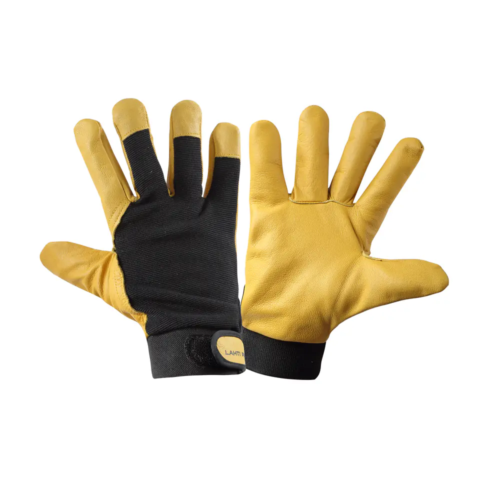 ⁨GLOVES WINTER BROWN-BLACK L251208P, CARD, "8", CE, LAHTI⁩ at Wasserman.eu