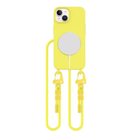 ⁨Etui IPHONE 14 Tech-Protect Magnecklace MagSafe Canary żółte⁩ w sklepie Wasserman.eu