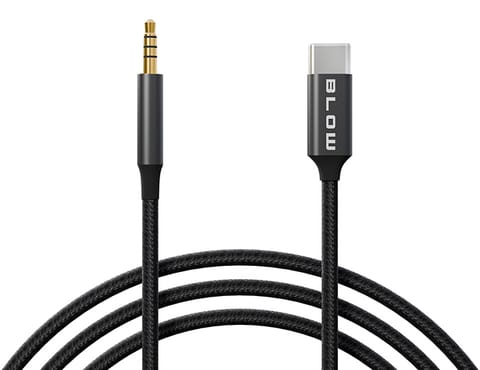 ⁨Przyłącze USB-C - Jack 3,5 1metr plecionka⁩ w sklepie Wasserman.eu