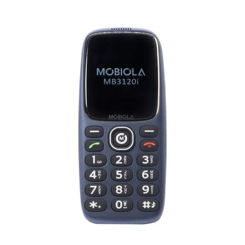 ⁨Telefon GSM Mobiola MB3120i Niebieski 2G z dużymi przyciskami dla seniora⁩ w sklepie Wasserman.eu