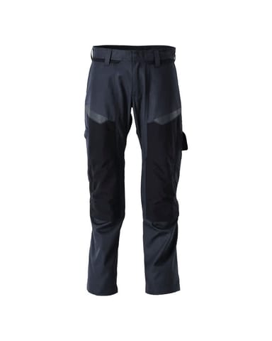 ⁨MASCOT® Spodnie z kieszeniami na kolanach ACCELERATE MULTISAFE (kolor ciemny granat/żółty hi-vis, rozmiar 82C48)⁩ w sklepie Wasserman.eu