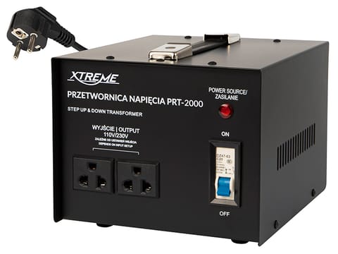 ⁨58-701# Przetwornica 230v -->110v prt-2000w⁩ w sklepie Wasserman.eu