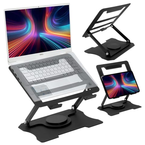 ⁨Podstawka pod laptop LAURO czarna⁩ w sklepie Wasserman.eu
