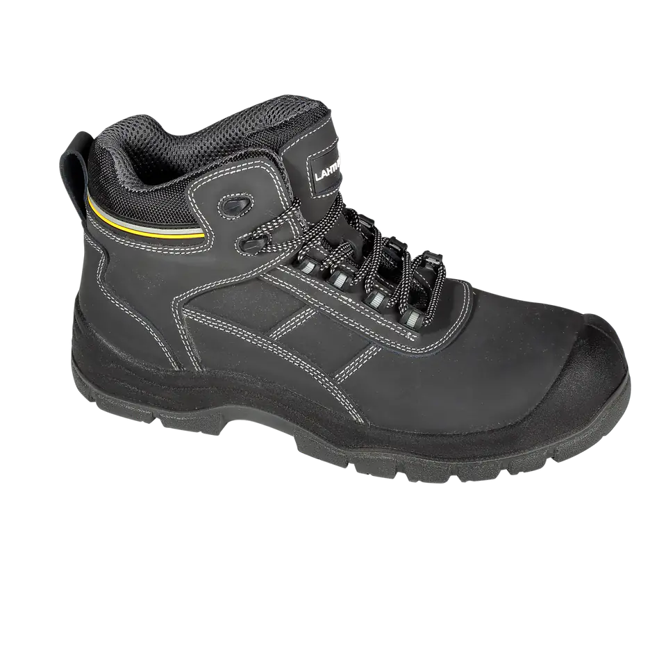 ⁨Nubuck boots black-yellow, s3 src, "43", ce, lahti⁩ at Wasserman.eu