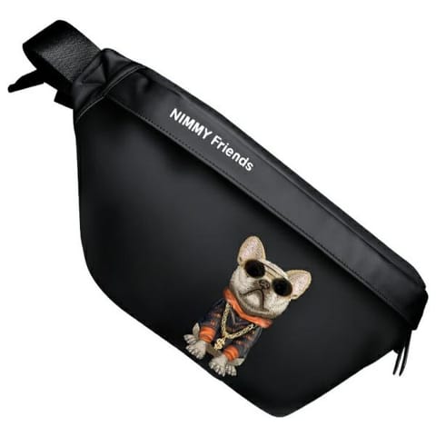 ⁨Nimmy Nerka na ramię czarny/black        Crossbody Glasses Cool Dog⁩ w sklepie Wasserman.eu