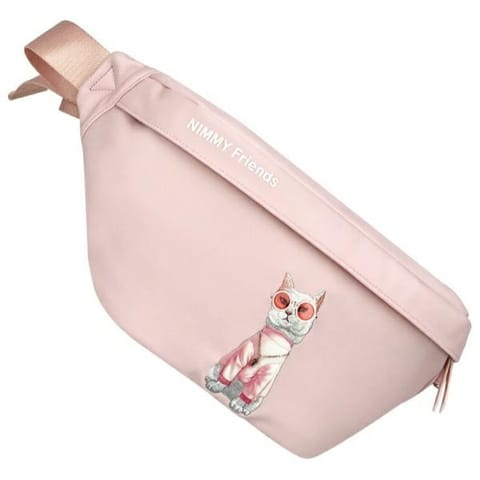 ⁨Nimmy Nerka na ramię różowy/pink         Crossbody Glasses Cool Cat⁩ w sklepie Wasserman.eu