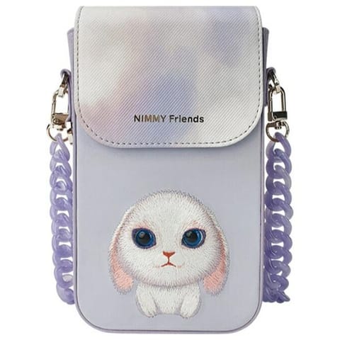 ⁨Nimmy torebka na telefon                 fioletowy/purple Big Eyed Pet 2.0 Rabbit⁩ w sklepie Wasserman.eu