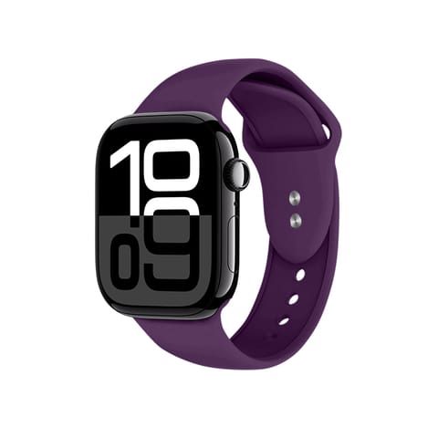 ⁨Crong Liquid - Pasek do Apple Watch 38/40/41/42 mm (śliwkowy)⁩ w sklepie Wasserman.eu