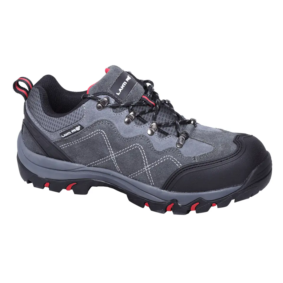 ⁨Suede shoes gray-red., s1p sra, "39", ce, lahti⁩ at Wasserman.eu