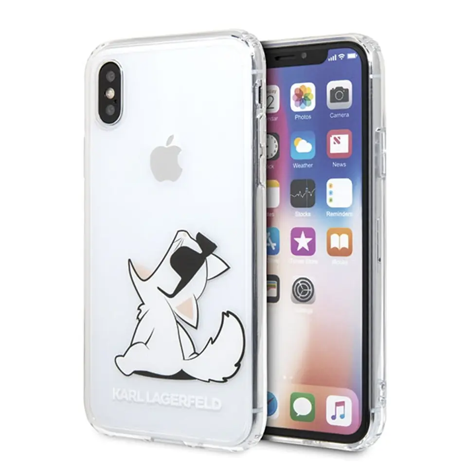 ⁨Karl Lagerfeld KLHCPXCFNRC iPhone X/Xs hardcase transparent Choupette Fun⁩ at Wasserman.eu