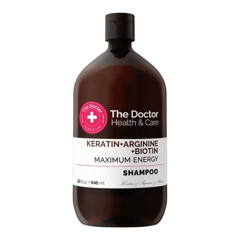 ⁨THE DOCTOR Health & Care Szampon wzmacniający do włosów Keratyna + Arginina + Biotyna 946 ml⁩ w sklepie Wasserman.eu
