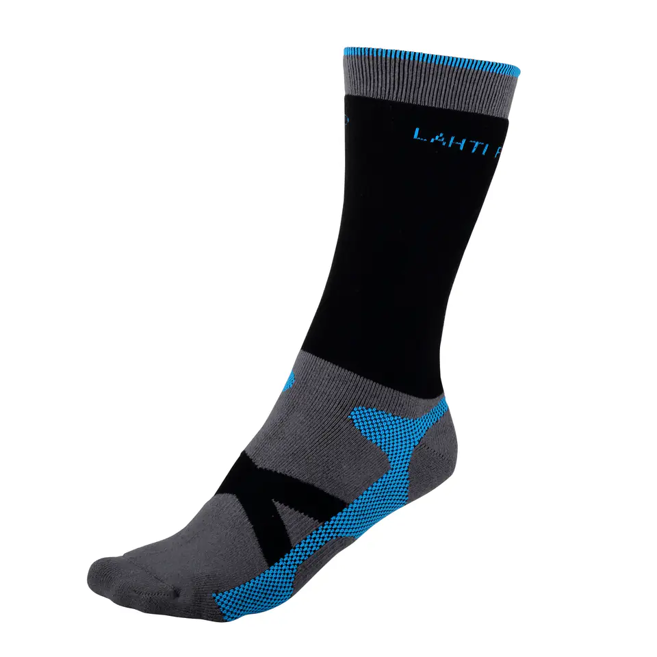 ⁨Socks rob. gray-sky,medium-thick,1 pair,"39-42",lahti⁩ at Wasserman.eu