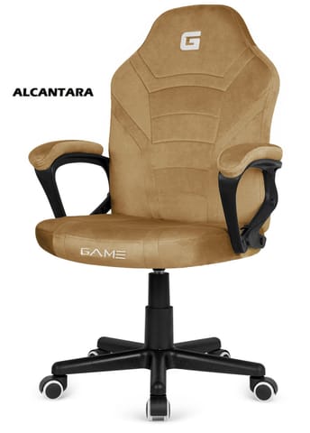 Fotel obrotowy do biurka MARIO ALCANTARA BEIGE w sklepie Wasserman.eu