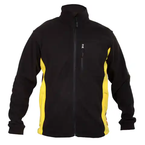 ⁨Fleece sweatshirt. black-yellow, "xl", ce, lahti⁩ at Wasserman.eu