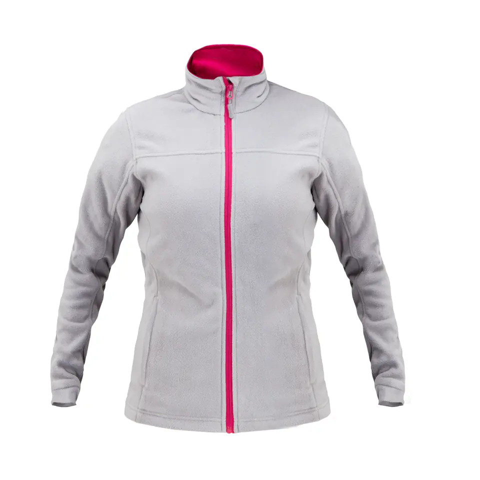 ⁨LADIES' FLEECE JACKET,GREY AND PINK , "M", CE, LAHTI⁩ at Wasserman.eu