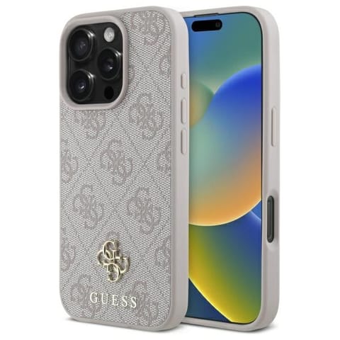 Guess GUHMP16XP4SM4MP iPhone 16 Pro Max 6.9" różowy/pink hardcase 4G Small Classic MagSafe w sklepie Wasserman.eu