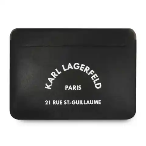 ⁨Karl Lagerfeld Sleeve KLCS133RSGSFBK 13" czarny/black Saffiano RSG⁩ w sklepie Wasserman.eu