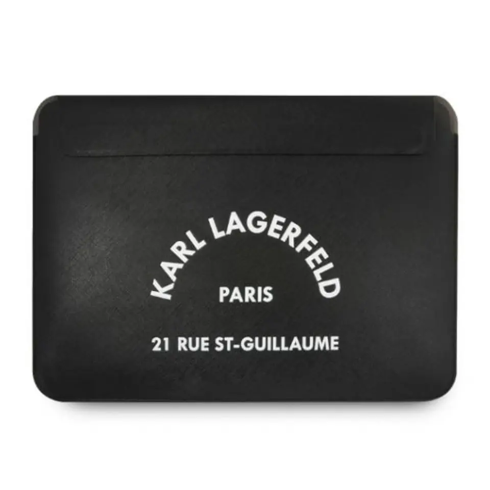 ⁨Karl Lagerfeld Sleeve KLCS133RSGSFBK 13" black/black Saffiano RSG⁩ at Wasserman.eu