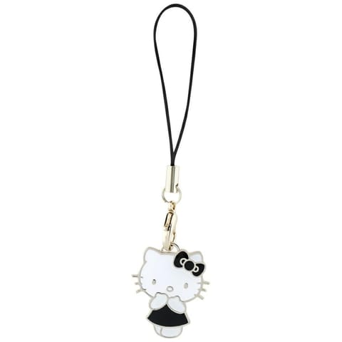 ⁨Hello Kitty zawieszka HKCPMKK Phone      Strap czarny/black Charm Kitty Cute⁩ w sklepie Wasserman.eu